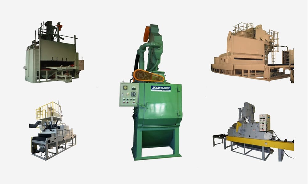 秋元産業株式会社のショットブラスト装置