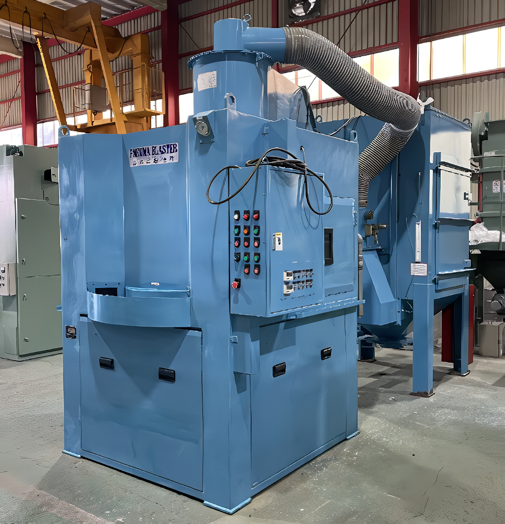 オートテーブル式エアーブラスト（重力式／研磨材分級機能付）