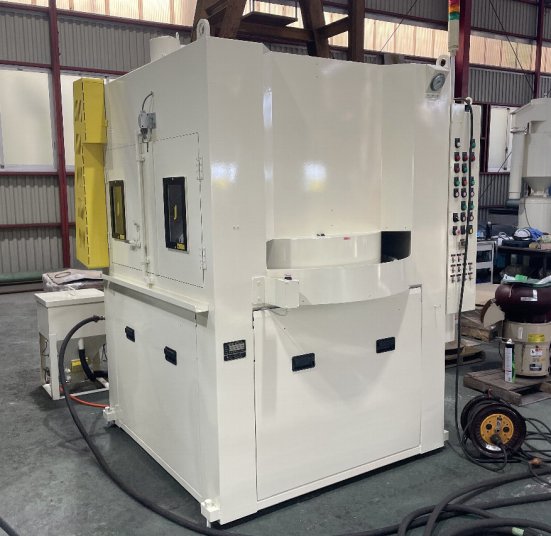 オートテーブル式 エアーブラスト （重力式／研磨材分級機能付）